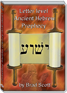 LETTER LEVEL ANCIENT HEBREW PROPHECY (2 DVDS)  - BRAD SCOTT