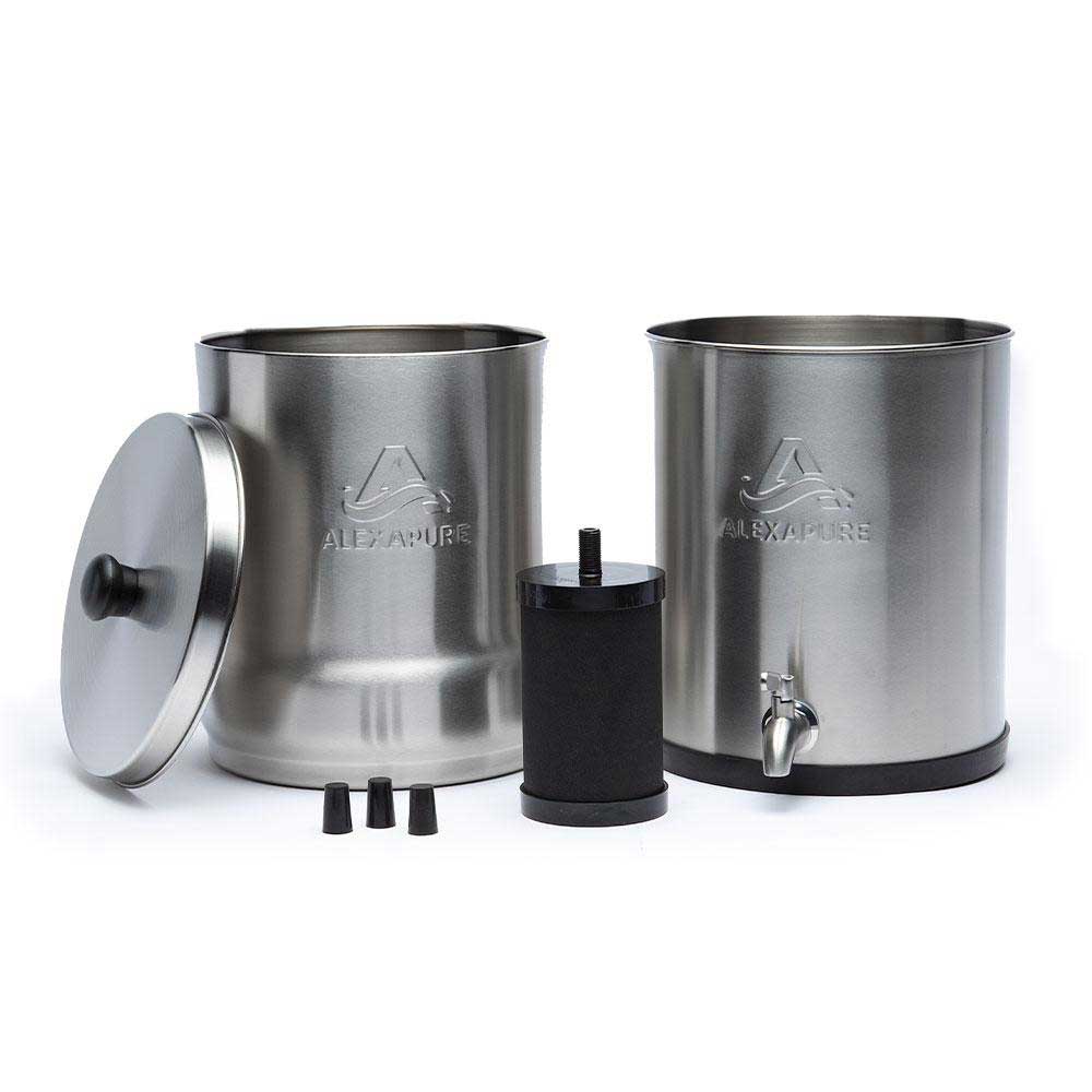 ALEXAPURE WATER FILTERATION SYSTEM WITH (1) EXTRA REPLACMENT FILTER