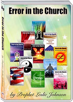 ERRORS IN THE CHURCH  14 DVD'S 15 TOPICS